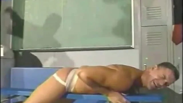 Stud in jock strap fucked