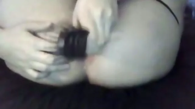 Virgin backside pounded with a brush handle and fingers