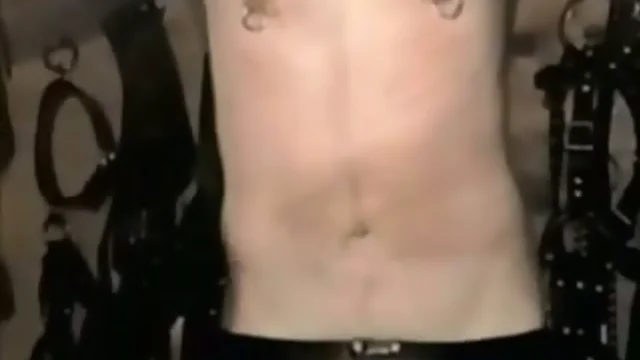 Retro Gay Bondage Whipping