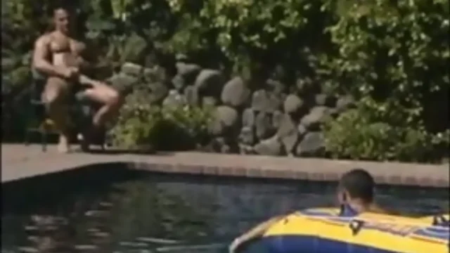 Sizzling Poolside Passion: Hot Guys Take a Dip and Heat Up
