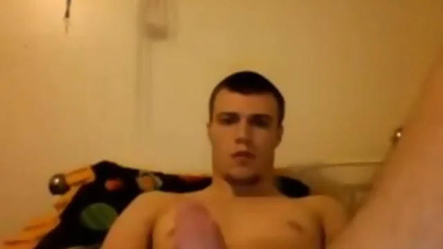 Very Amazing Strong Guy Jerks His Lovely Pecker On Cam