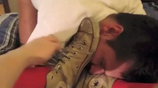 Dominating Mormon Teenager with my feet and pecker - 2 loads