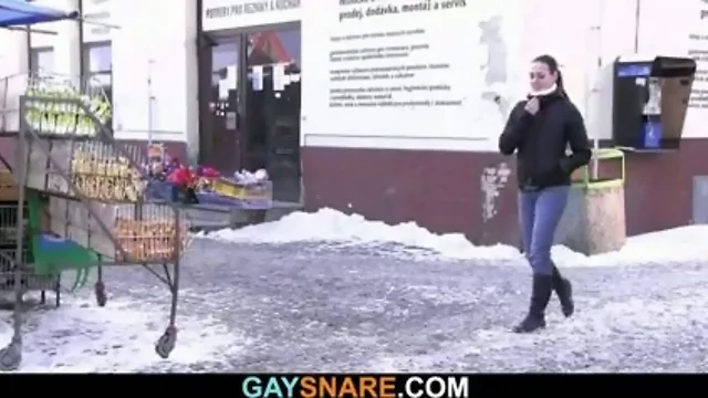 He's fooled into anal toying and dicking