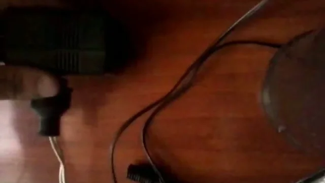 Homemade Vibrator - Hands Free orgasm with dense cumshot