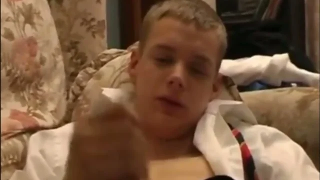 Jerking off after school