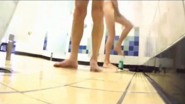 horny big dicks men in showers