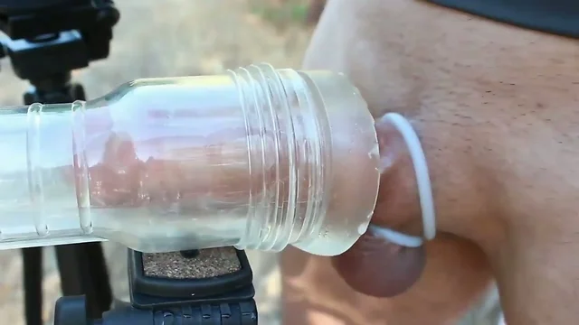 Hard cock milking