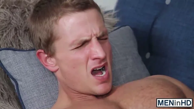 Adorable dudes Bennett and Landon share a passionate moment