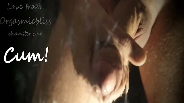 My Big Cock Blowing a Huge Load - Close-Up Cumshot