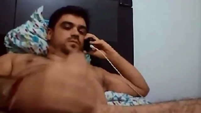 Hairy dude having sex phone