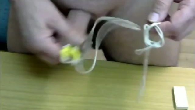 self punishment foreskin and cock stretching