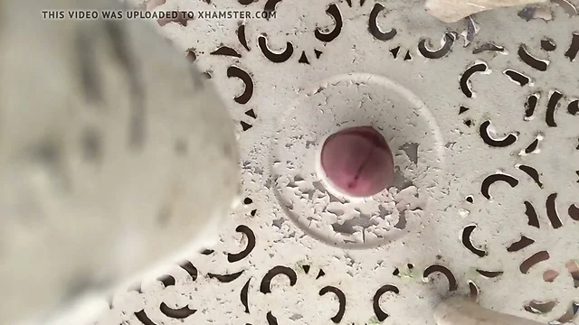 Me fucking a table with tight hole