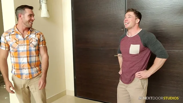 NextDoor Markie More Pinned Down by Hairy Hunk