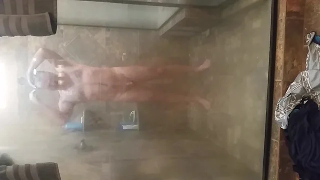 Hot & Steamy: Two Muscular Guys in a Passionate Shower Scene