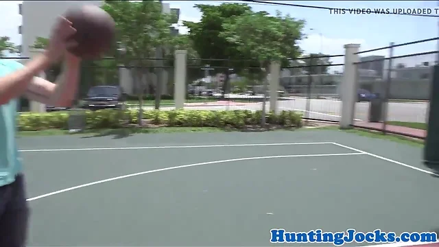 Pickedup jock assfucks after basketball