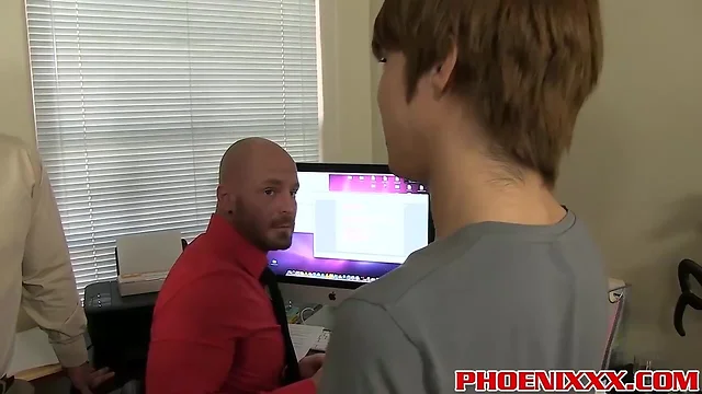 Mitch Vaughn and Spencer fucking once again in the office