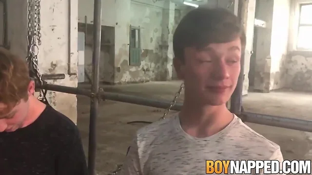 Humble boys sucked off in sex swing fourway