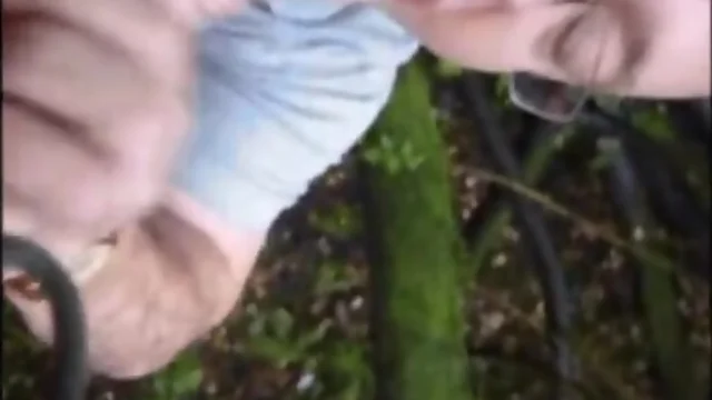 Real Amateur Couple Outdoor for a Bukake: Daddy`s Big Cock & Cum Face!