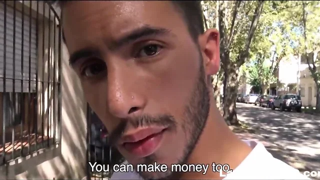 Teen straight latino twink first time gay sex for cash pov