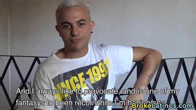 Hot broke latin boy barebacked for cash