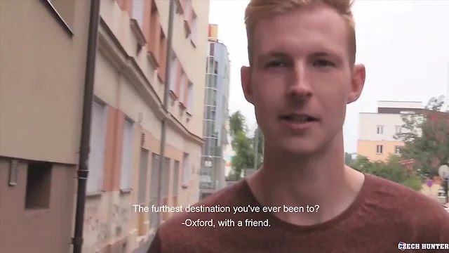 Rough Outdoor Ass Fucking for Fit Czech Hunter: Spank, Rim, Cock Suck!