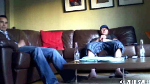 Straight mexican guy first time mutual handjob caught on concealed cam