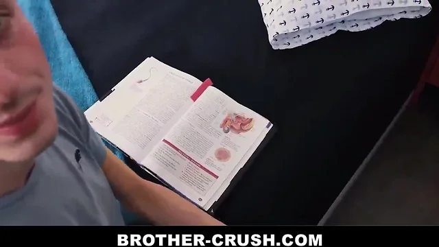 Boy blonde bro enjoys in raw chubby prick brother-crush.com