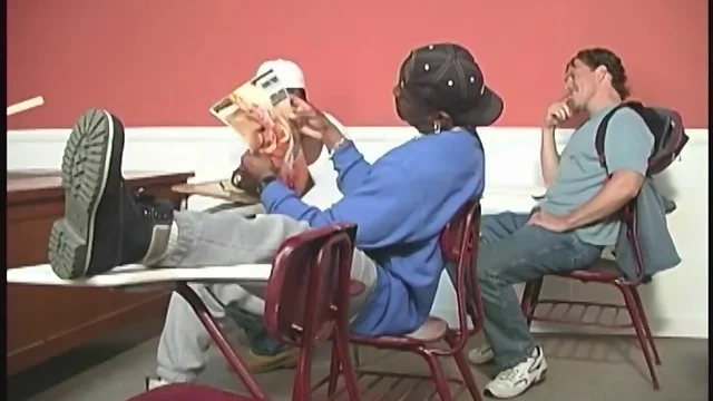 Interracial Hardcore Anal: Two Black Dudes with Large Cocks Fucking Hard