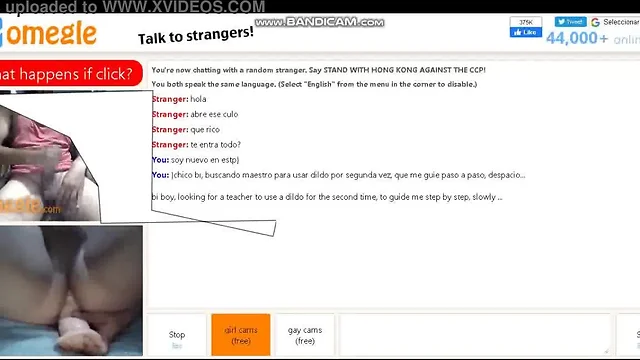Joven en omegle con toy busco dominante femdom comenten para mas contenido