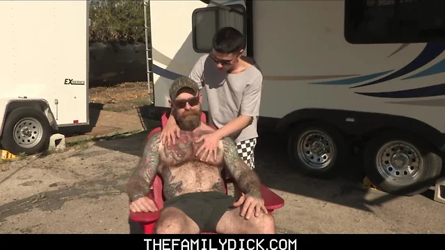 Hot and Passionate: Dylan & Jack`s Outdoor Bareback Anal