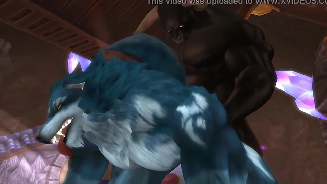 An Animated Wild Adventure: Furry Bull, Minotaur, Werewolf, and Yiff!