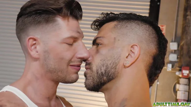 Or teenexploring intimacy with adam ramzi and jordan starr in the garage