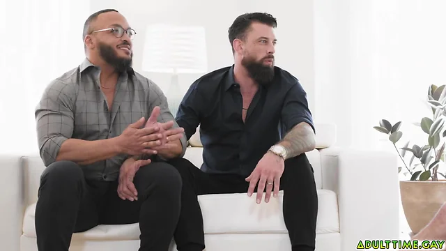 Hunks Cyrus and Zak in Unforgettable Anal Session w/ Big Cock