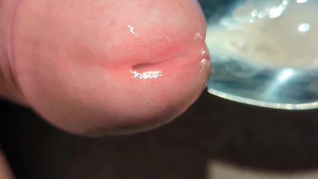 Hot Amateur Big Cock Cumming Close Up: Multiple Loads Swallowed!