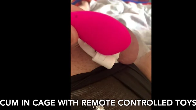 Cumming in chastity for the first time: toys, rings, and orgasms