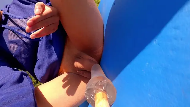 Amateur men pissing and fucking outdoors - homemade pov