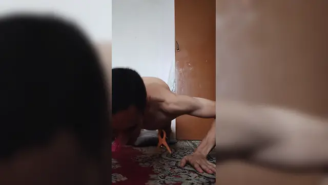 Bdsm slave training: sexting video physical training movie