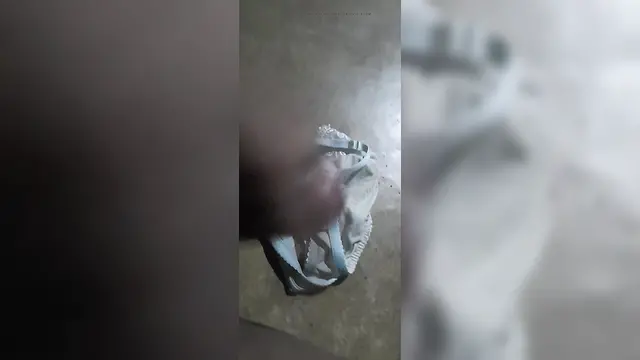 Amateur big cock bra & panties cumshot compilation