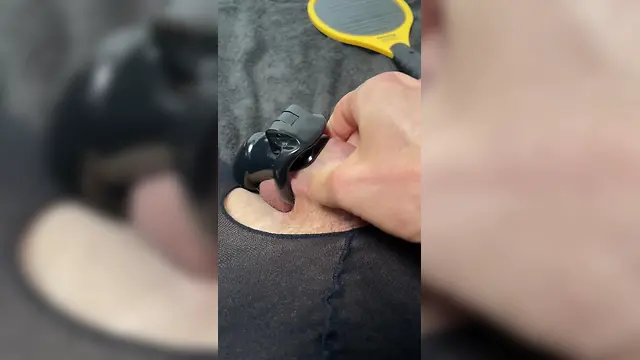 fps bdsm chastity cage sounding & electro shocking cheating cumshot