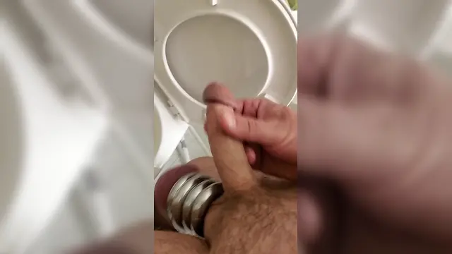 Mens toilet adventures with mark: pissing in public toilets