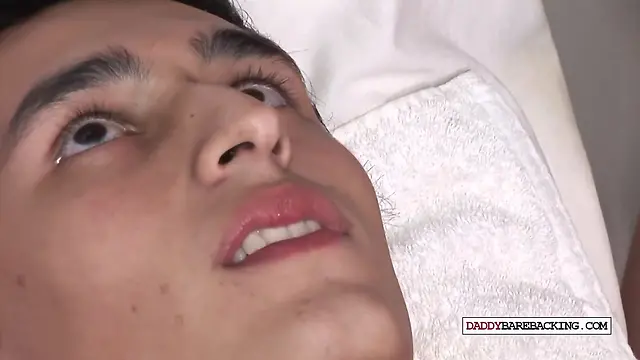 Slim latino fingered and rimming by dilf for cum in mouth cum daddies