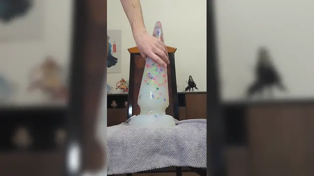 Huge anal insertions: extreme homemade hot dildo toys