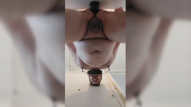 Bbc dildo in my large rear