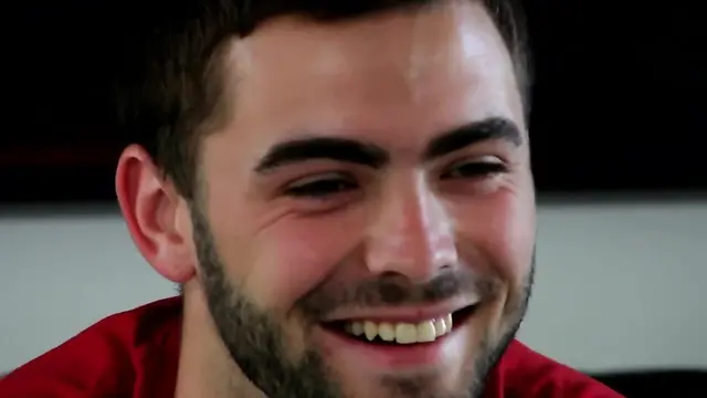 Amateur hunk receives intense anal pounding at gay casting with facial cumshot