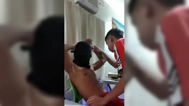 Pinoy inuman: asian twinks engage in hot handjobs and blowjobs (part 1)