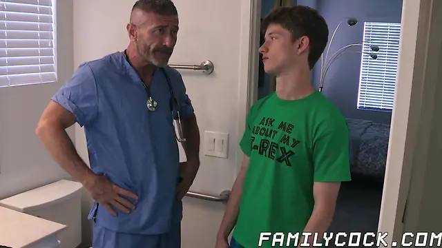 Naughty twink takes older studs raw cock in hardcore bareback session - cumshot, masturbation, big dick, hunks, twinks, blowjob, daddy, no age mentioned