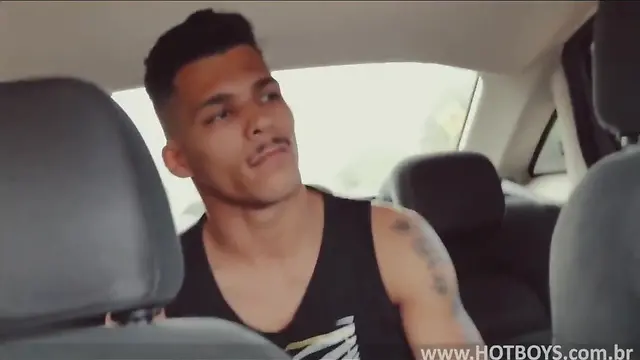 Hot uber ride in brazil: primo and ubers xxx adventure with big pau and hot boys