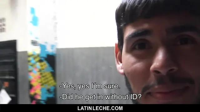 Hot latino boy takes four big loads in steamy foursome cum fest