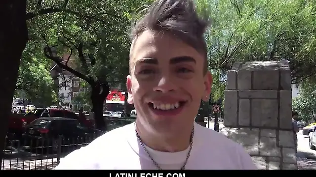 First time latin leche: hot twunk gets plowed by cameramans big dick in bareback anal adventure
