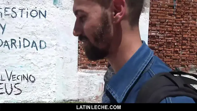 Latinleche: straight hunk pays for anal fun with cute latino twink in outdoor pov bareback session